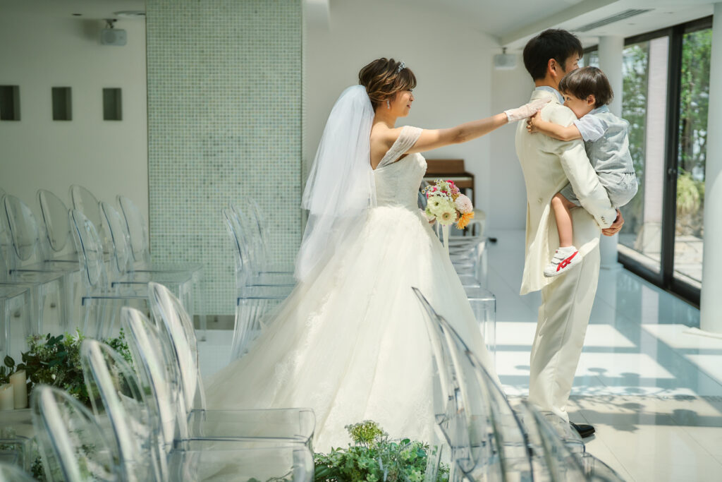 お子様と愛犬と一緒に　Family Wedding　