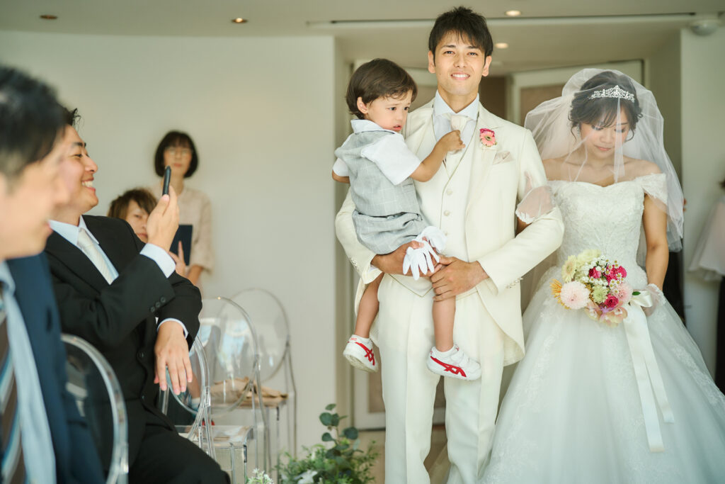 お子様と愛犬と一緒に　Family Wedding　