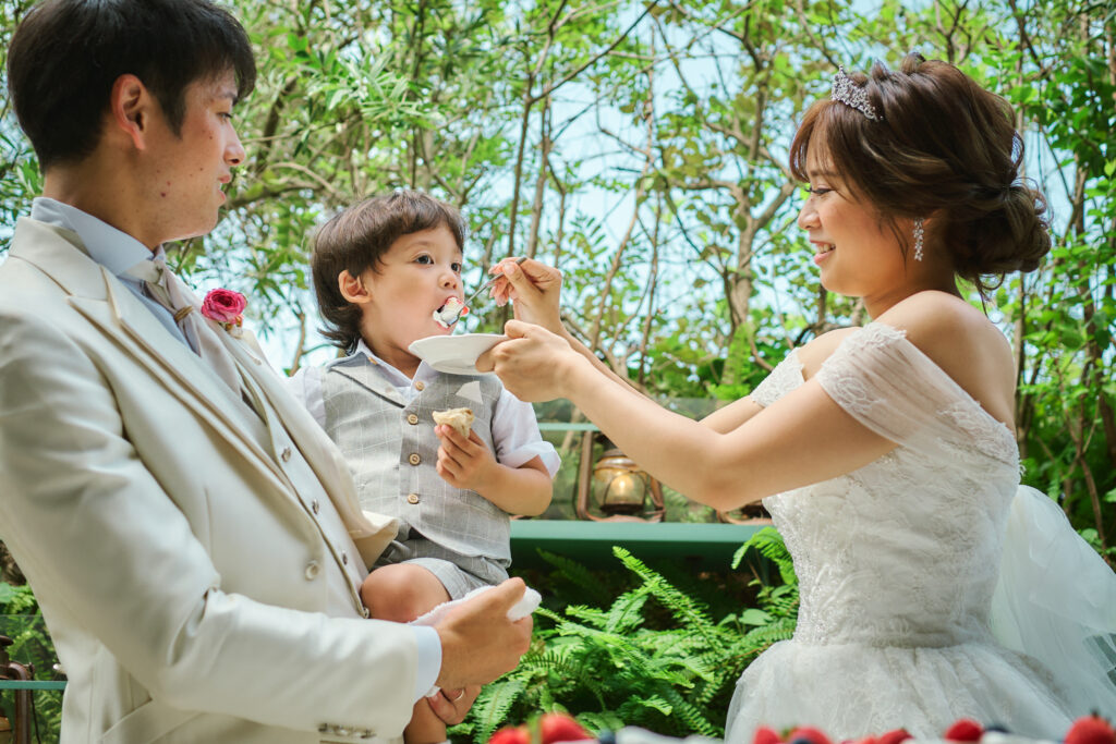 お子様と愛犬と一緒に　Family Wedding　